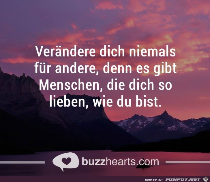 Veraendere dich niemals fuer andere Veraendere dich niemals fuer andere
