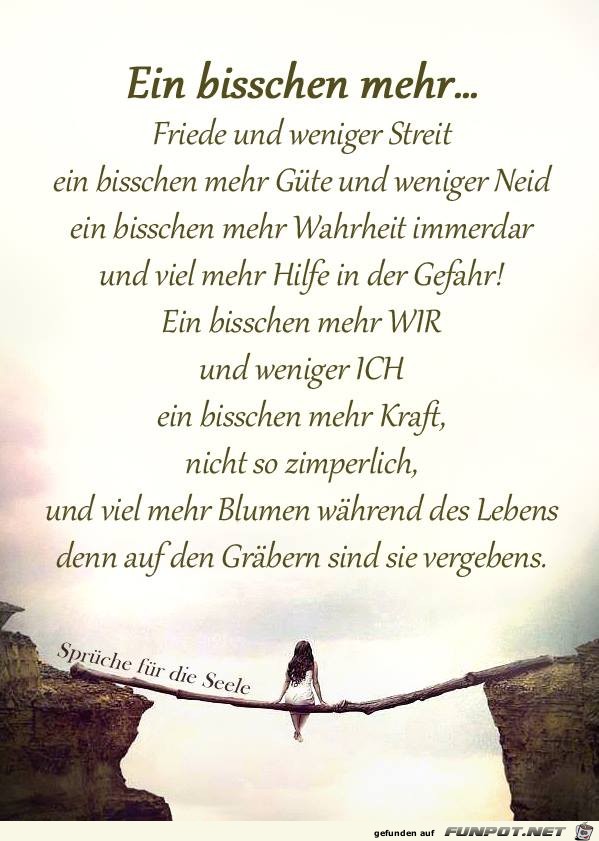 Ein bisschen mehr Ein bisschen mehr