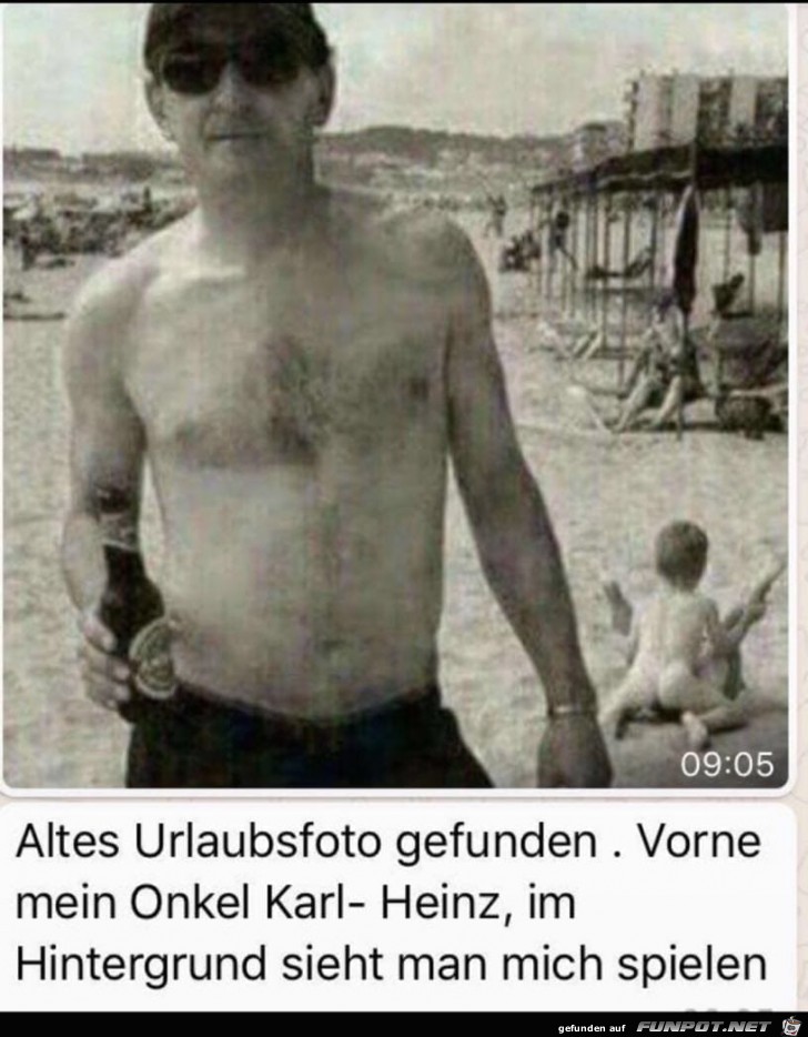 Altes Urlaubsfoto gefunden Altes Urlaubsfoto gefunden