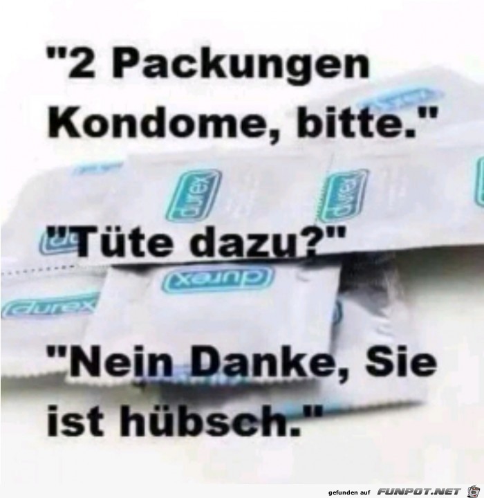 mit Tüte mit Tüte
