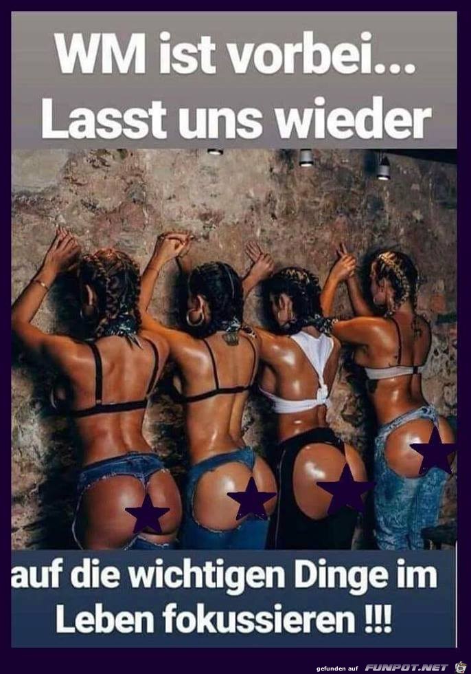 Die WM ist vorbei Die WM ist vorbei