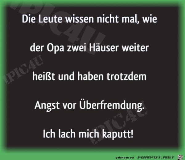 Wie der Opa heisst Wie der Opa heisst