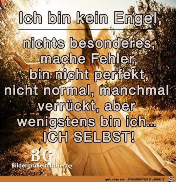 Bin kein Engel Bin kein Engel