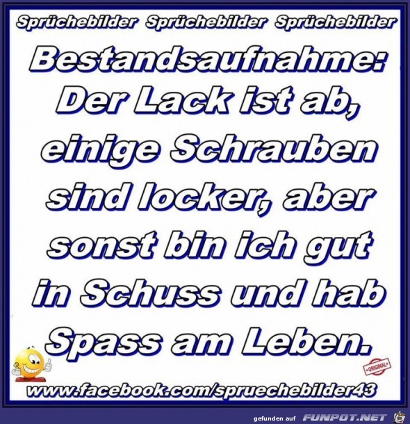 Bestandsaufnahme Bestandsaufnahme