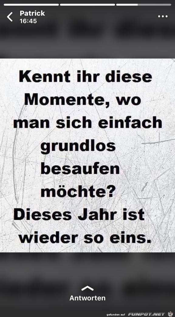Einfach grundlos besaufen Einfach grundlos besaufen