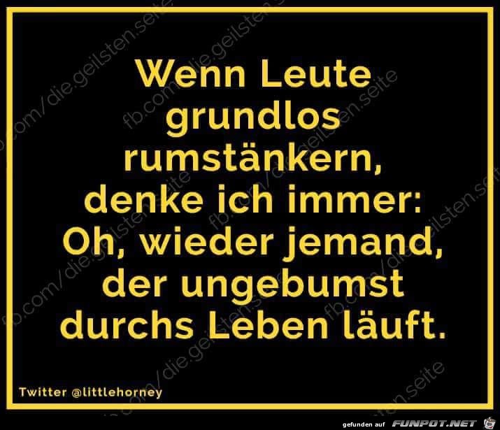 Grundlos rumstänkern Grundlos rumstänkern