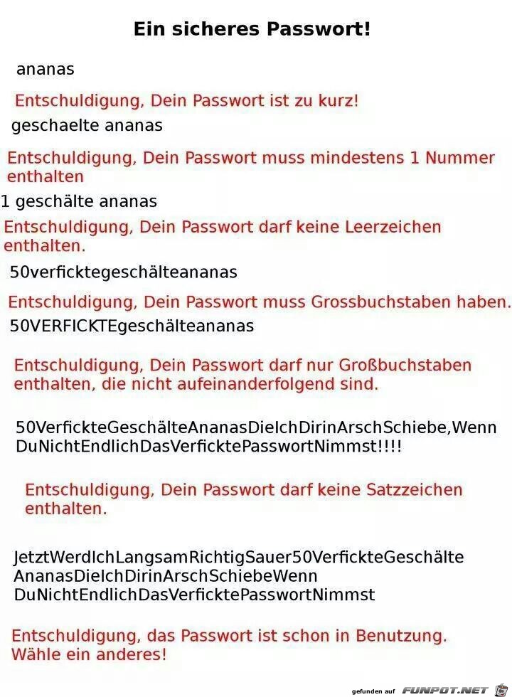 Sicheres Password