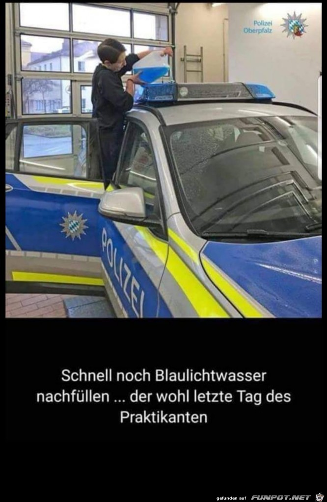 Blaulichtwasser