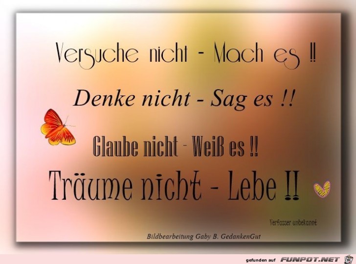 Versuche nicht Versuche nicht