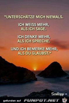 unterschaetze mich niemals unterschaetze mich niemals