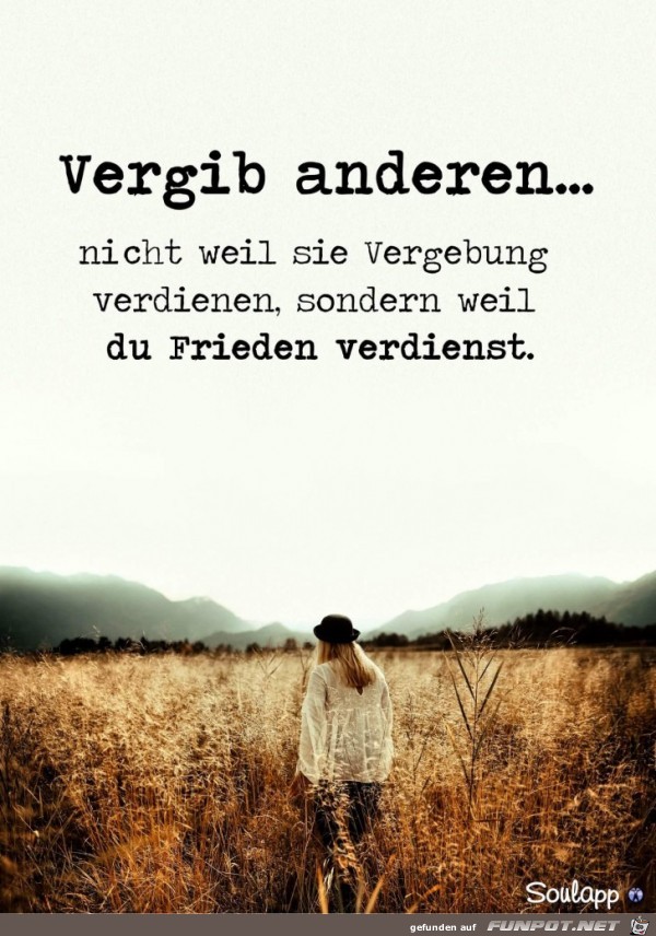 vergib anderen