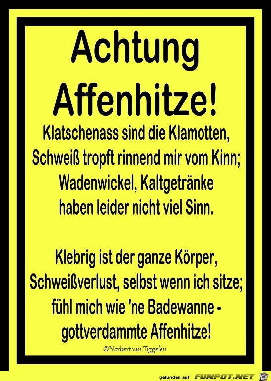 Affenhitze 2018