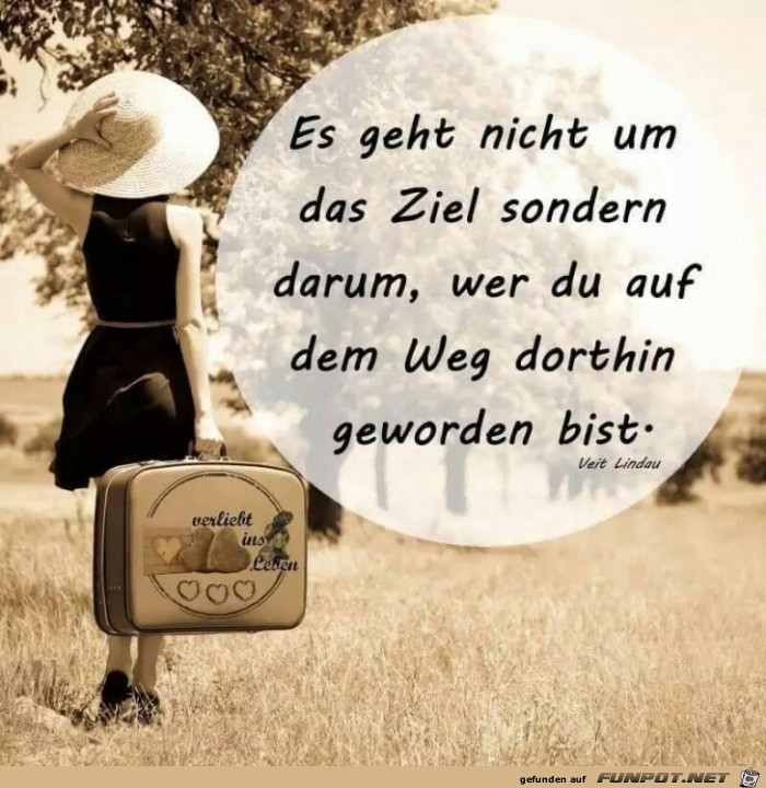 Es geht nicht ums Ziel Es geht nicht ums Ziel