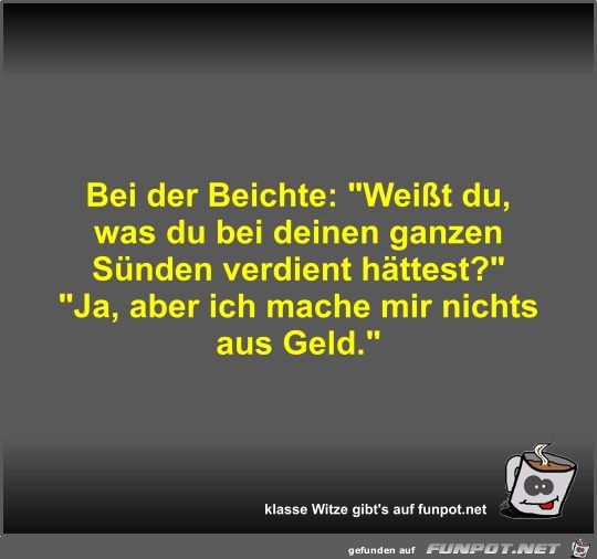 Bei der Beichte Bei der Beichte