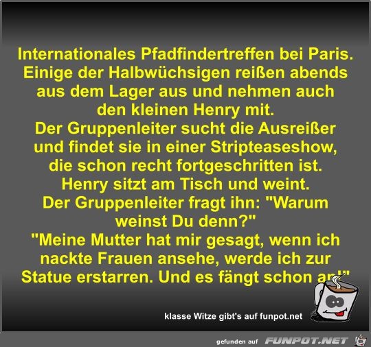 Internationales Pfadfindertreffen bei Paris Internationales Pfadfindertreffen bei Paris