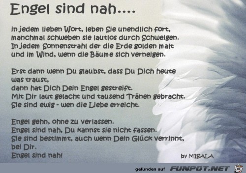 Engel sind nah.....