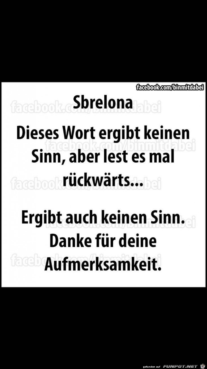 Dieses Wort ergibt keinen Sinn Dieses Wort ergibt keinen Sinn