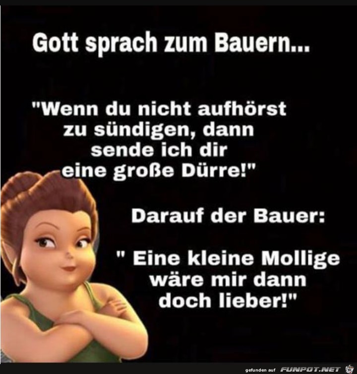 Gott sprach zum Bauern