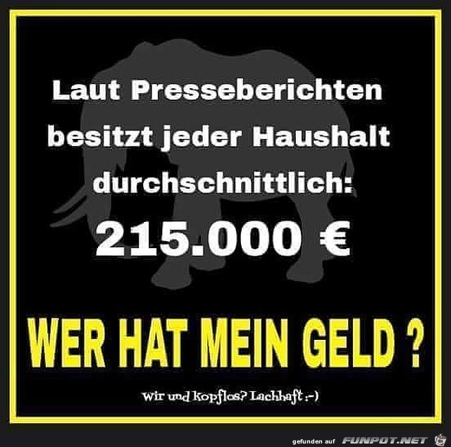 Wer hat mein Geld Wer hat mein Geld
