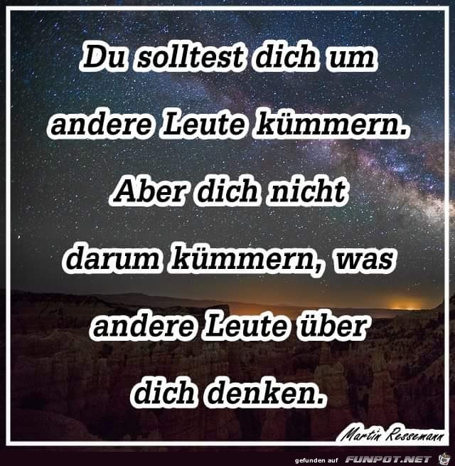 du sollst dich