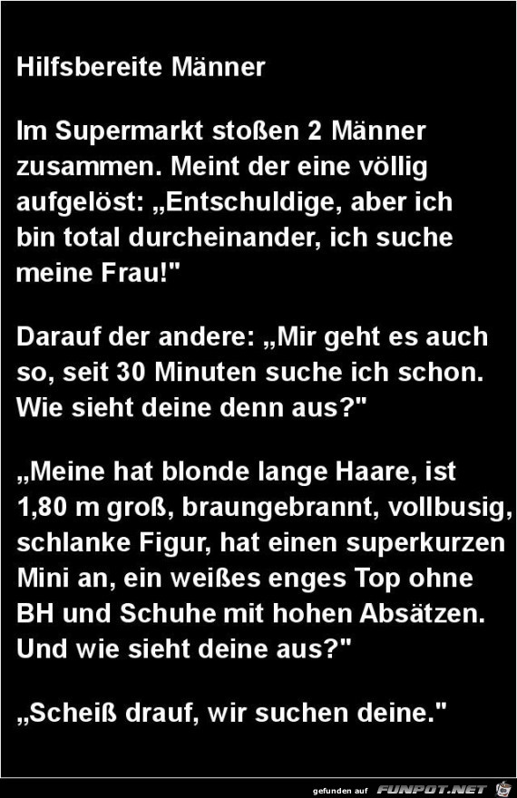 hilfsbereite Männer..... hilfsbereite Männer.....