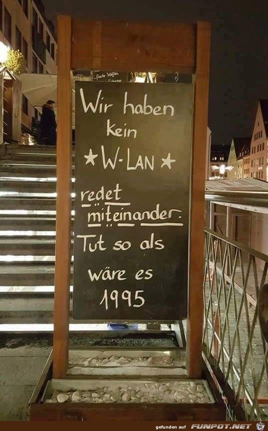 kein W-Lan kein W-Lan