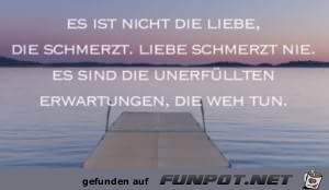 es ist nicht die Liebe