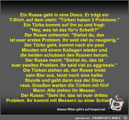 Ein Russe geht in eine Disco