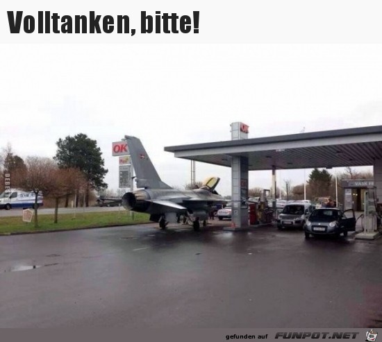 volltanken bitte....