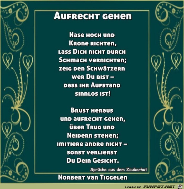 Aufrecht gehen