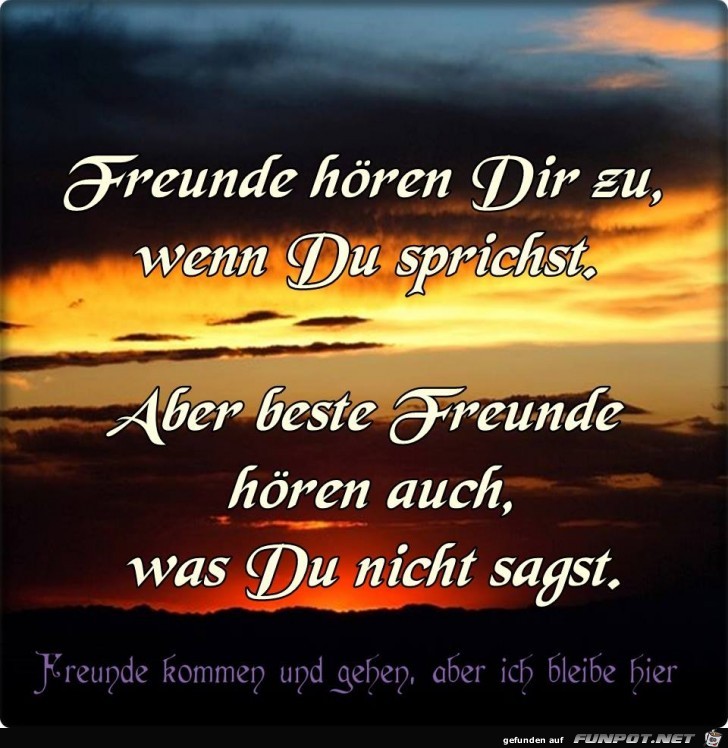 Freunde hoeren dir zu Freunde hoeren dir zu