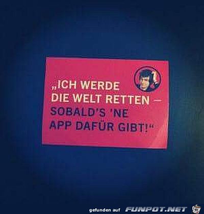 Die Welt retten Die Welt retten