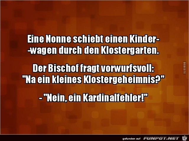 Eine Nonne... Eine Nonne...