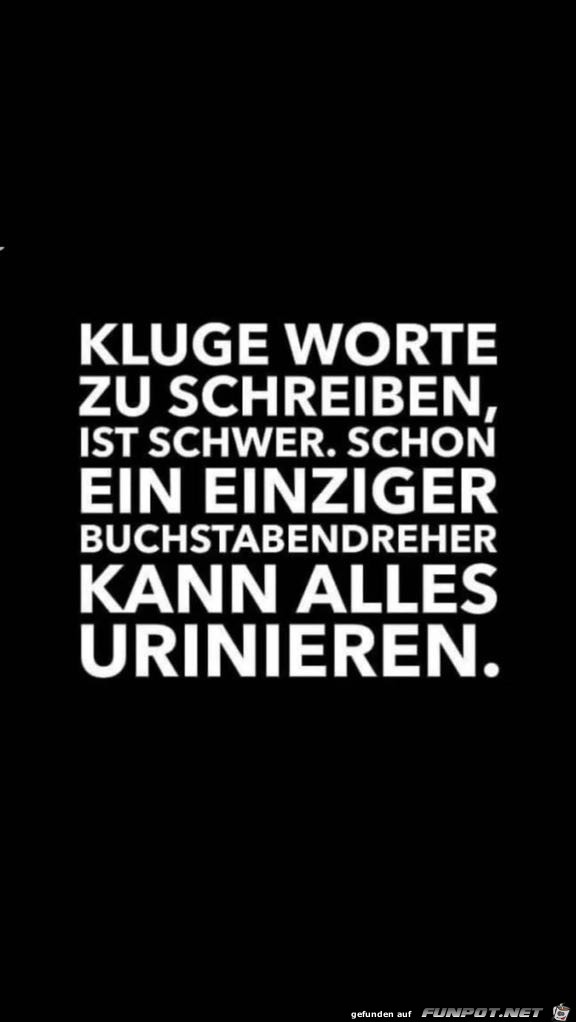 kluge Worte