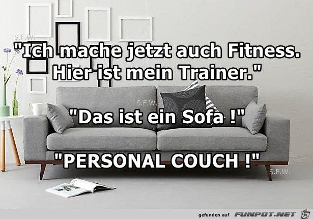 Ich mache jetzt auch Fitness