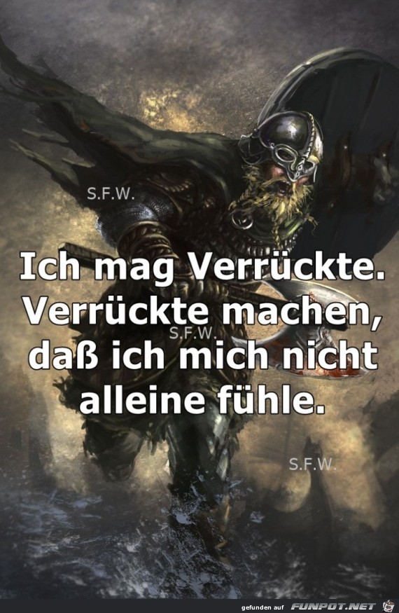 Ich mag Verrueckte