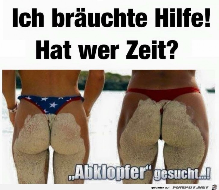 Abklopfer gesucht Abklopfer gesucht