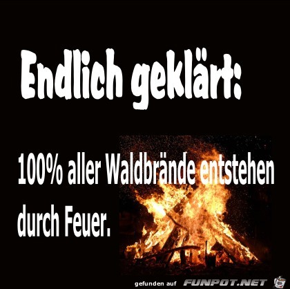 Endlich geklaert Endlich geklaert