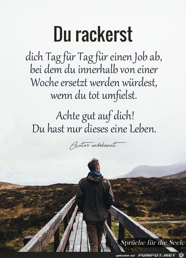 Du rackerst