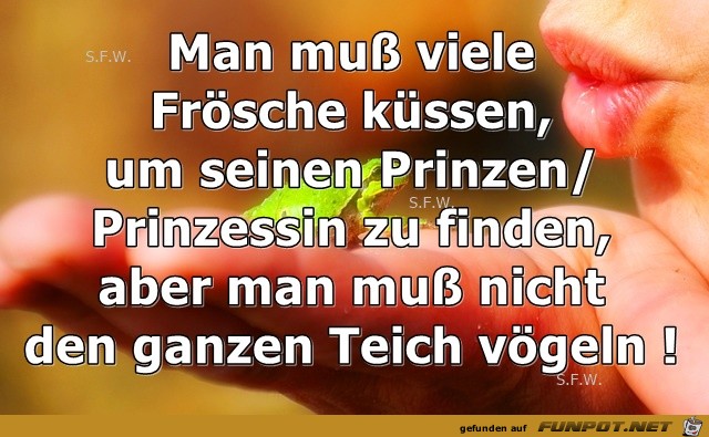 Man mu ss viele Froesche Man mu ss viele Froesche