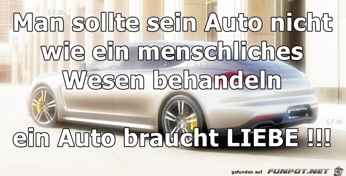 Man sollte sein Auto