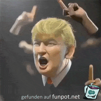 Trump und der Finger Trump und der Finger