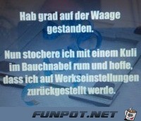 Auf der Waage