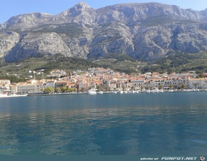 Impressionen aus Makarska an der kroatischen Riviera