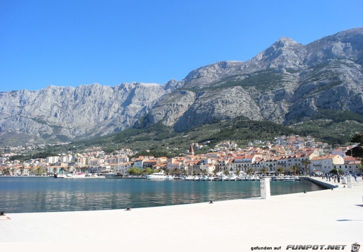 Impressionen aus Makarska an der kroatischen Riviera