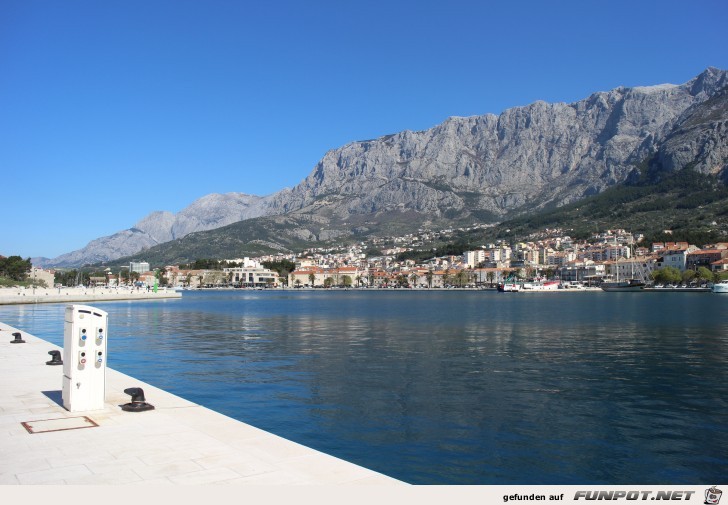 Impressionen aus Makarska an der kroatischen Riviera