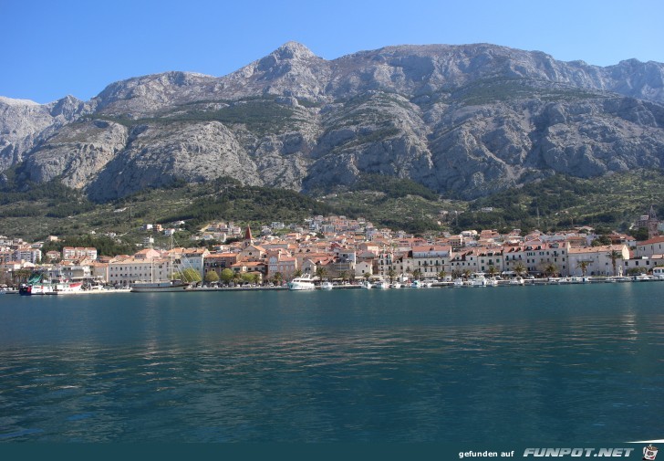 Impressionen aus Makarska an der kroatischen Riviera