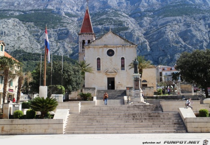 Impressionen aus Makarska an der kroatischen Riviera