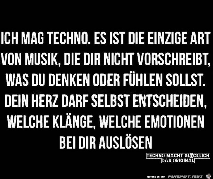 Ich mag Techno