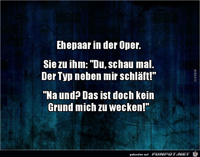 Ehepaar in der Oper... Ehepaar in der Oper...